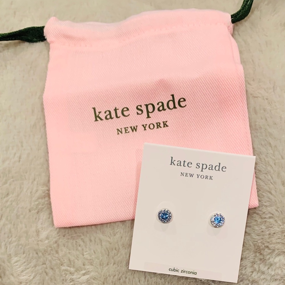 Kate Spade Crystal Halo Stud Earrings
